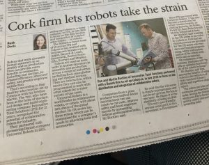 cobots.ie hits the irish examiner business front page